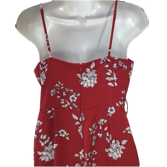 Guess Floral Split Leg Jumpsuit Size XS NEW - Picture 4 of 6